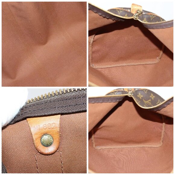 LOUIS VUITTON Monogram Keepall 60 Boston Bag M41422 LV Auth 146300 - Picture 15 of 16